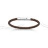 BRACELET ACIER CUIR
