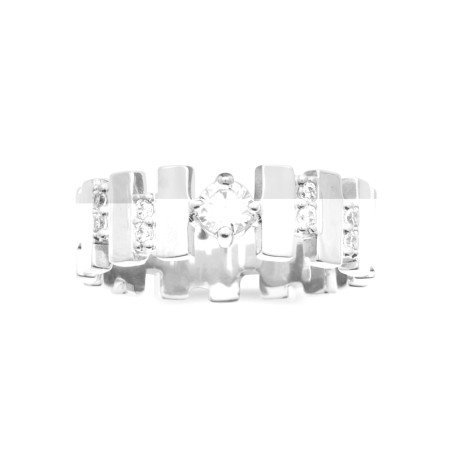 BAGUE ARGENT 925 RHODIE OZ