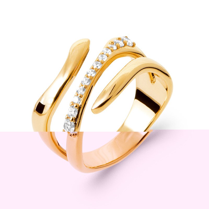 BAGUE PL-OR 750 3MIC OZ