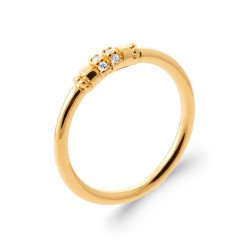 BAGUE PL-OR 750 3MIC OZ