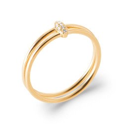 BAGUE PL-OR 750 3MIC OZ