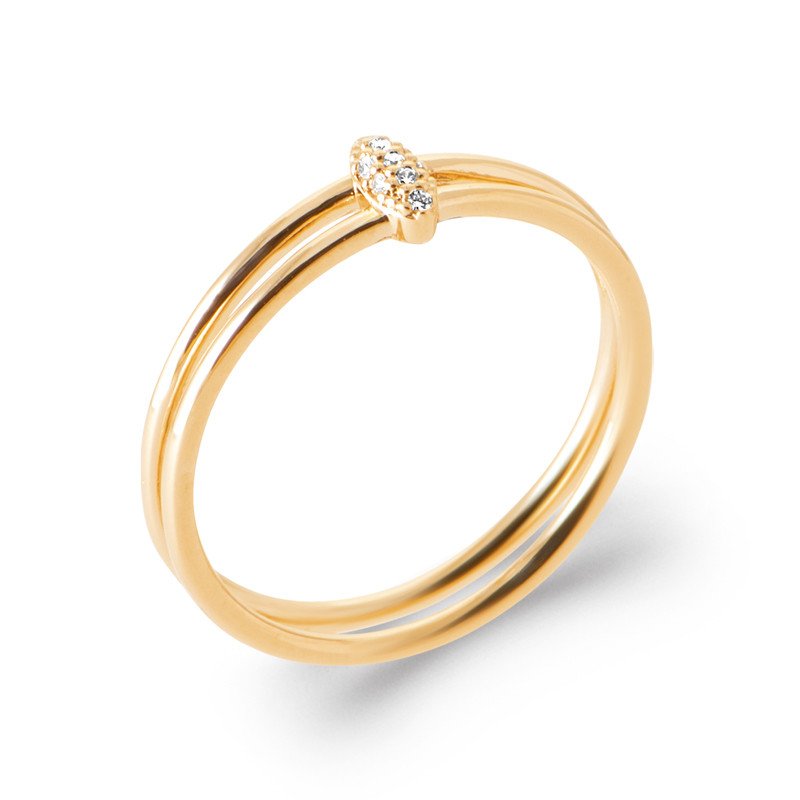 BAGUE PL-OR 750 3MIC OZ