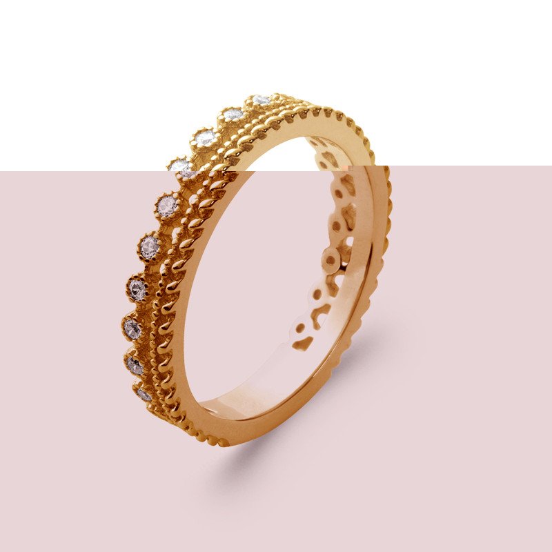 BAGUE PL-OR 750 3MIC OZ