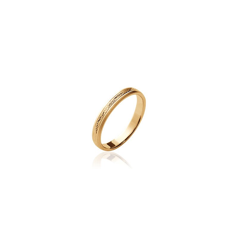 BAGUE PL-OR 750 3MIC