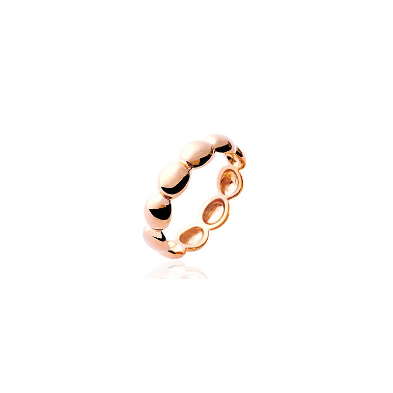 BAGUE PL-OR 750 3MIC ROSE