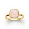 BAGUE PL-OR 750 3MIC QUARTZ ROSE