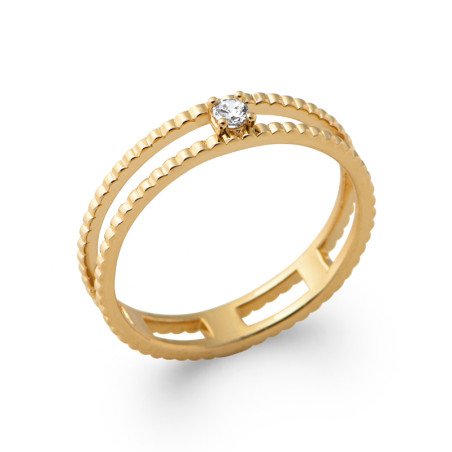 BAGUE PL-OR 750 3MIC OZ
