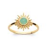 BAGUE PL-OR 750 3MIC AVENTURINE