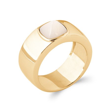 BAGUE PL-OR 750 3MIC NACRE