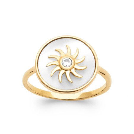 BAGUE PL-OR 750 3MIC NACRE OZ