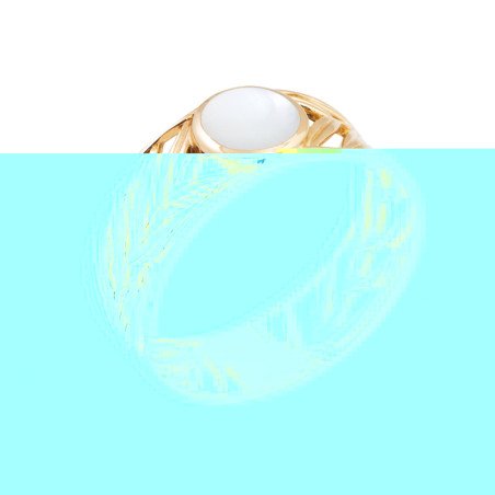 BAGUE PL-OR 750 3MIC NACRE