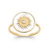 BAGUE PL-OR 750 3MIC NACRE OZ