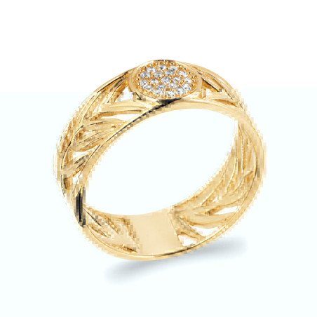 BAGUE PL-OR 750 3MIC OZ