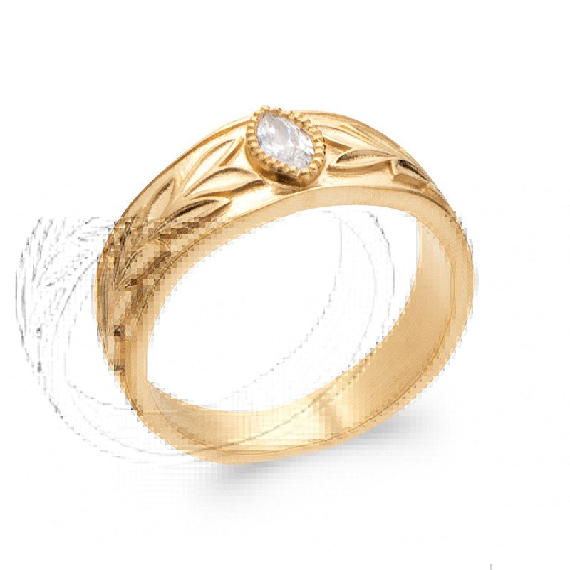 BAGUE PL-OR 750 3MIC OZ