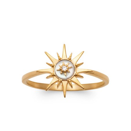 BAGUE PL-OR 750 3MIC NACRE OZ
