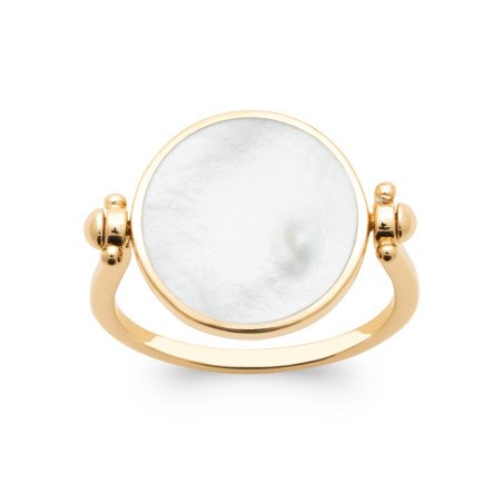BAGUE PL-OR 750 3MIC NACRE