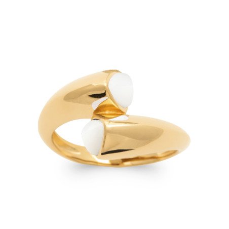 BAGUE PL-OR 750 3MIC NACRE