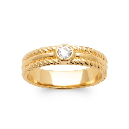 BAGUE PL-OR 750 3MIC OZ