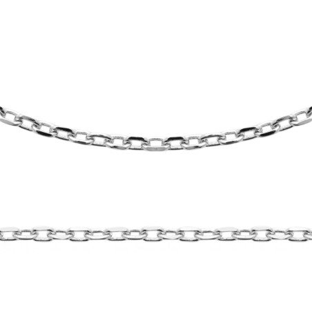 Chaîne Maille Forçat Argent 925 - Bijou Élégant | Kara Bijoux