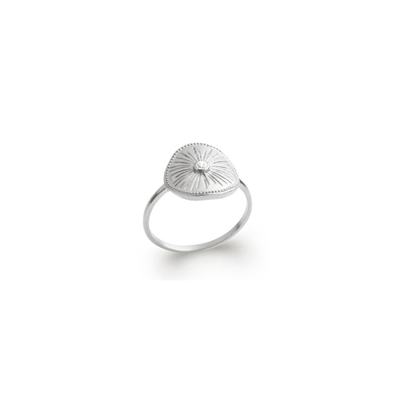 Bague Solstice Argent Rhodié