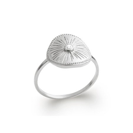 Bague Solstice Argent Rhodié