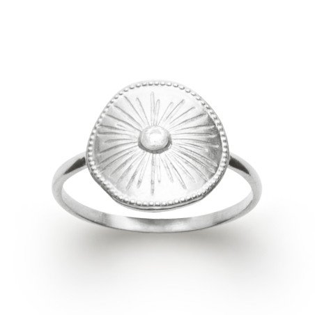 Bague Solstice Argent Rhodié
