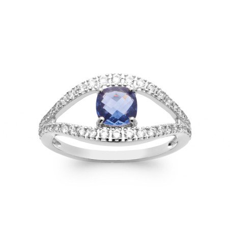 BAGUE ARGENT 925 RHODIE OZ PS