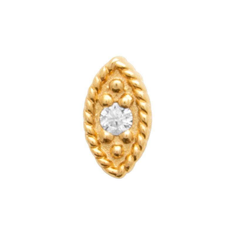 PIERCING PL-OR 750  TIGE TITANE 3MIC OZ