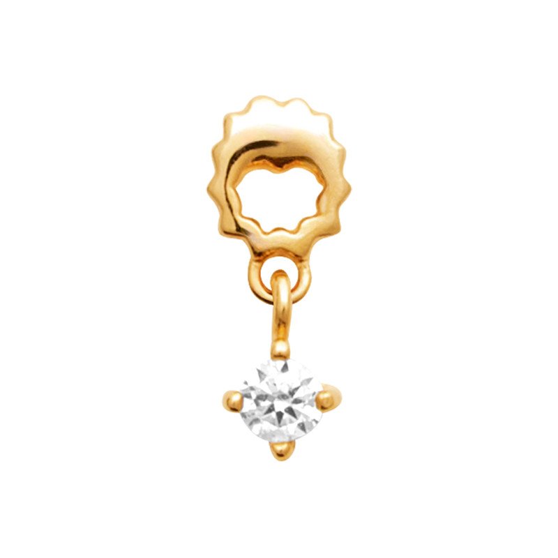 PIERCING PL-OR 750  TIGE TITANE 3MIC OZ