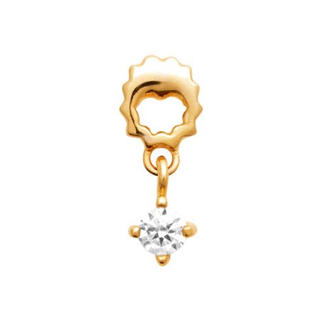 PIERCING PL-OR 750  TIGE TITANE 3MIC OZ