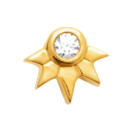 PIERCING PL-OR 750  TIGE TITANE 3MIC OZ