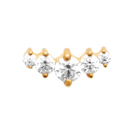 PIERCING PL-OR 750  TIGE TITANE 3MIC OZ