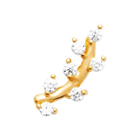 PIERCING PL-OR 750  TIGE TITANE 3MIC OZ