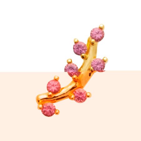PIERCING PL-OR 750  TIGE TITANE 3MIC PS
